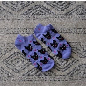 Cat Heart Socks